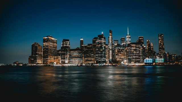 Skyline business district